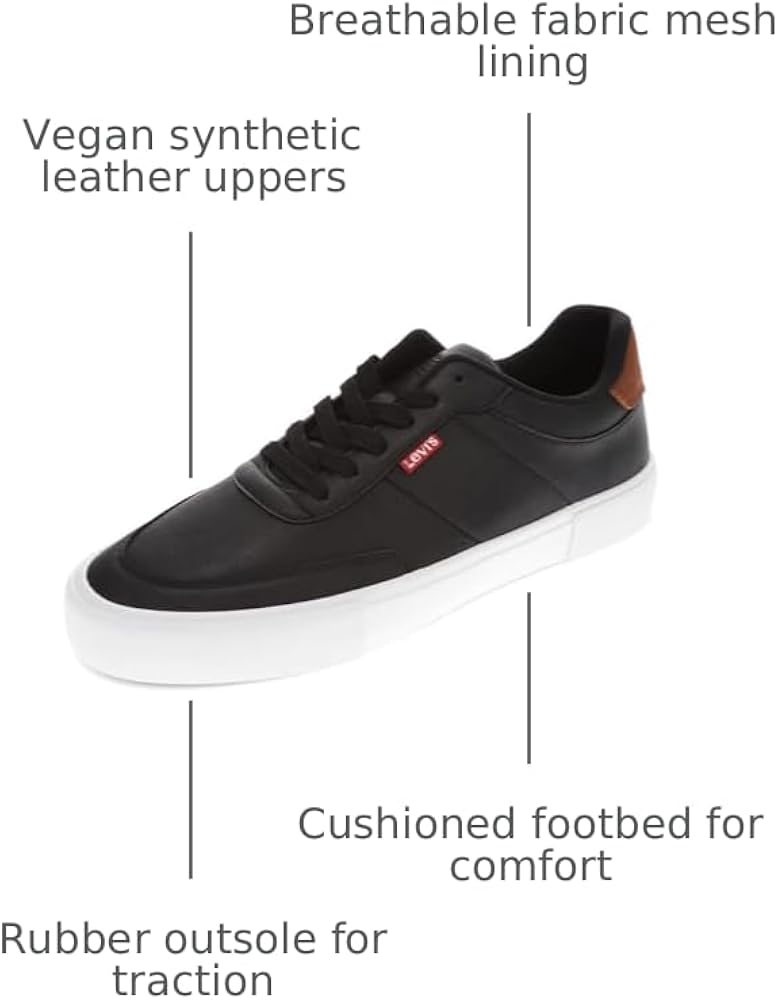Amazon.com | Levi's Mens Munro NM Vegan Synthetic Leather Casual
