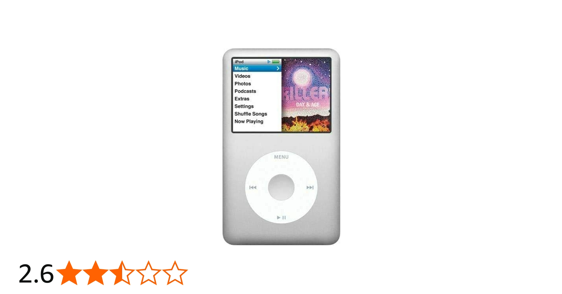 Amazon.co.jp: Music Player iPod Classic 6th Generation 80gb Silver