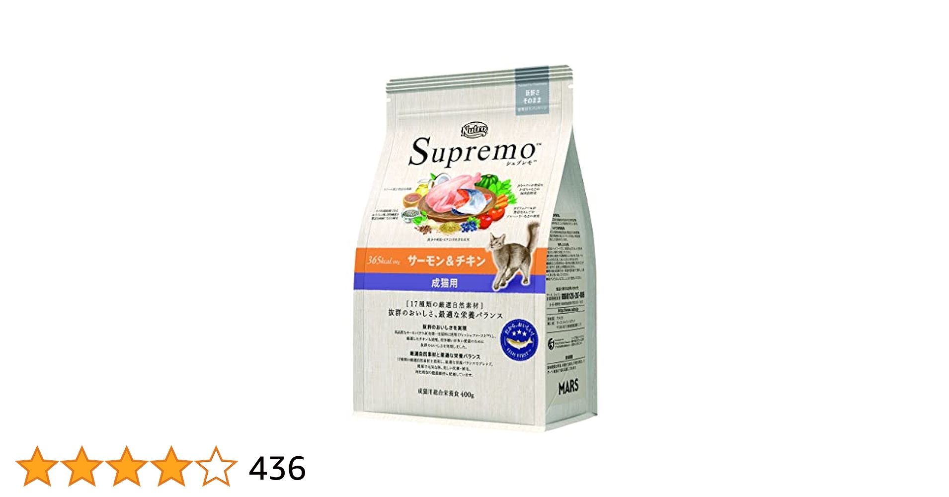 ニュートロ シュプレモ 成猫用（チキン&サーモン）3kg×2袋 【公式通販