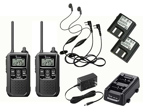 Amazon | アイコム IC-4120 ブラック 本体2台＋BC-181＋BC-188 ツイン