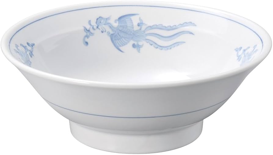 Amazon｜染付鳳凰 7.0リム付丼 | 中華丼 [ 21.3 x 21.3 x 7.6cm 1000cc