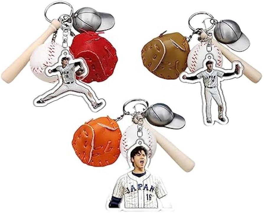 Amazon.co.jp: [YOKIMA] 大谷翔平グッズ キーホルダーセット WBC 野球