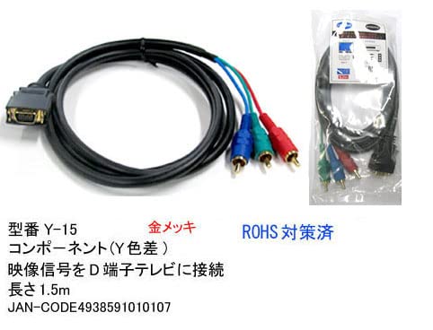 MONSTER VIDEO2コンポーネント色差ケーブル8m MONSTER VIDEO2