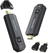 Amazon | ワイヤレス hdmi 送受信機セット 小型 ムセン 8台送信機増設