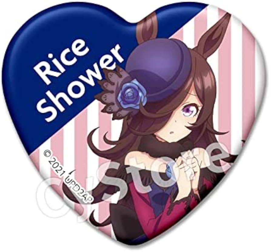 激レア ライスシャワー プリロール 缶バッジ ウマ娘 激レア ライス