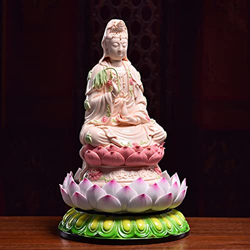 花崗岩製 仏像 蓮の台座付き 約30cm石匠 小林道明作品 花崗岩製 仏像