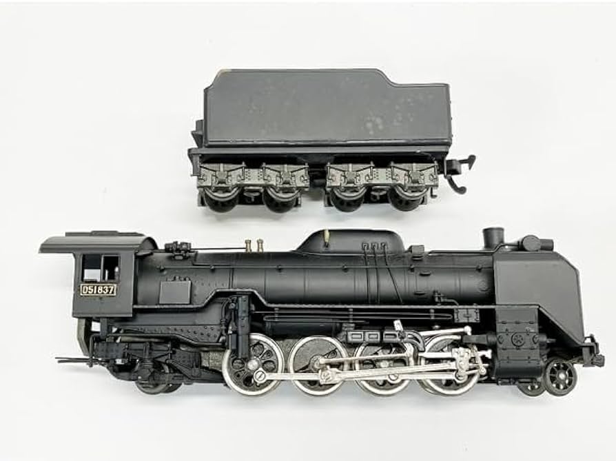 HOゲージ、天賞堂Adachi D51重装備 蒸気機関車 、メンテナンス済 HO