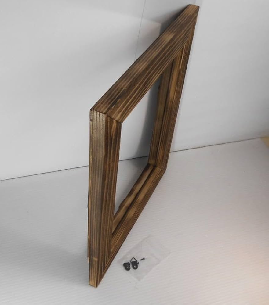 Cherrieページ：DIY手造り◇油絵SMサイズ用の流木での額縁フレーム