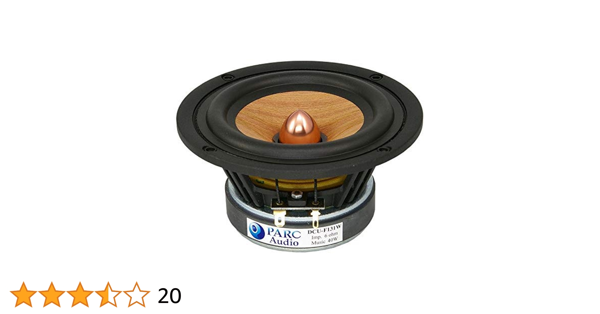 Parc audioのwoodコーンフルレンジバスレフスピーカー LR1ペア Parc