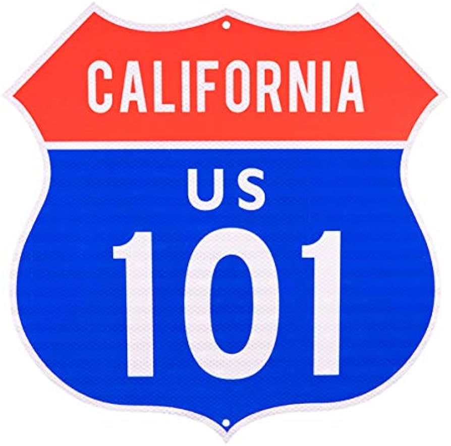 Amazon.co.jp: アメリカン トラフィックサイン (カリフォルニア101) 46