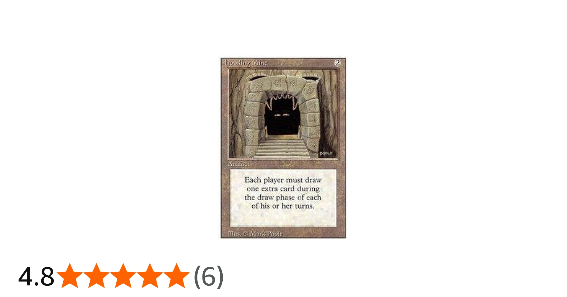 Magic The Gathering - Howling Mine - Revised Edition Card - 1 of 1