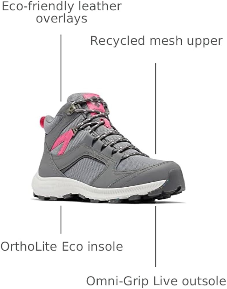 Amazon.com | Columbia Re-Peak™ Mid Ti Grey Steel/Wild Geranium 7 B