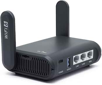 Amazon.co.jp: GL.iNet GL-AXT1800(Slate AX) WiFiルーターWiFi6 無線
