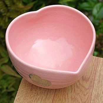 Amazon | ハート抹茶茶碗 良二 ピンク | 松韻堂 | 抹茶碗 通販