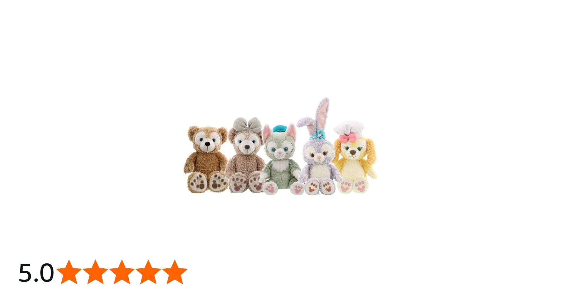 Amazon.co.jp: 【5体セット】ダッフィー シェリーメイ ジェラトーニ