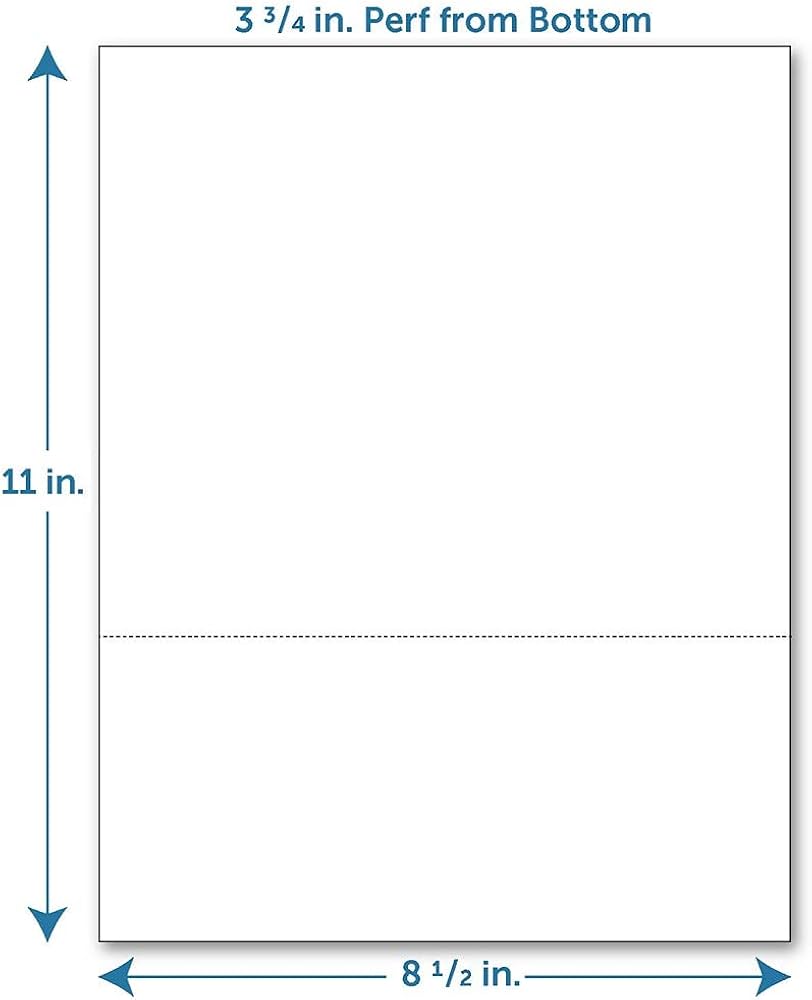 Amazon | 穴あき用紙、3 3 / 4 