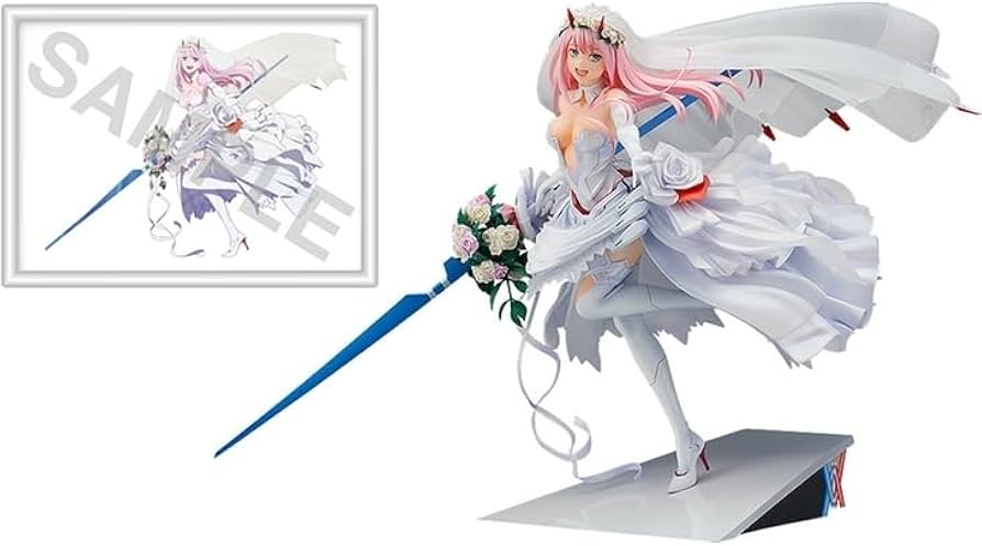 アートボード付きダーリンインザフランキスゼロツーウェディングドレス