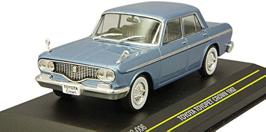 Amazon | FIRST:43 1/43 トヨタ トヨペット クラウン 1962 ブルー 完成