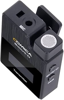 Amazon | ワイヤレス送信機 Comica BoomX-D TX 外付けマイク送信機