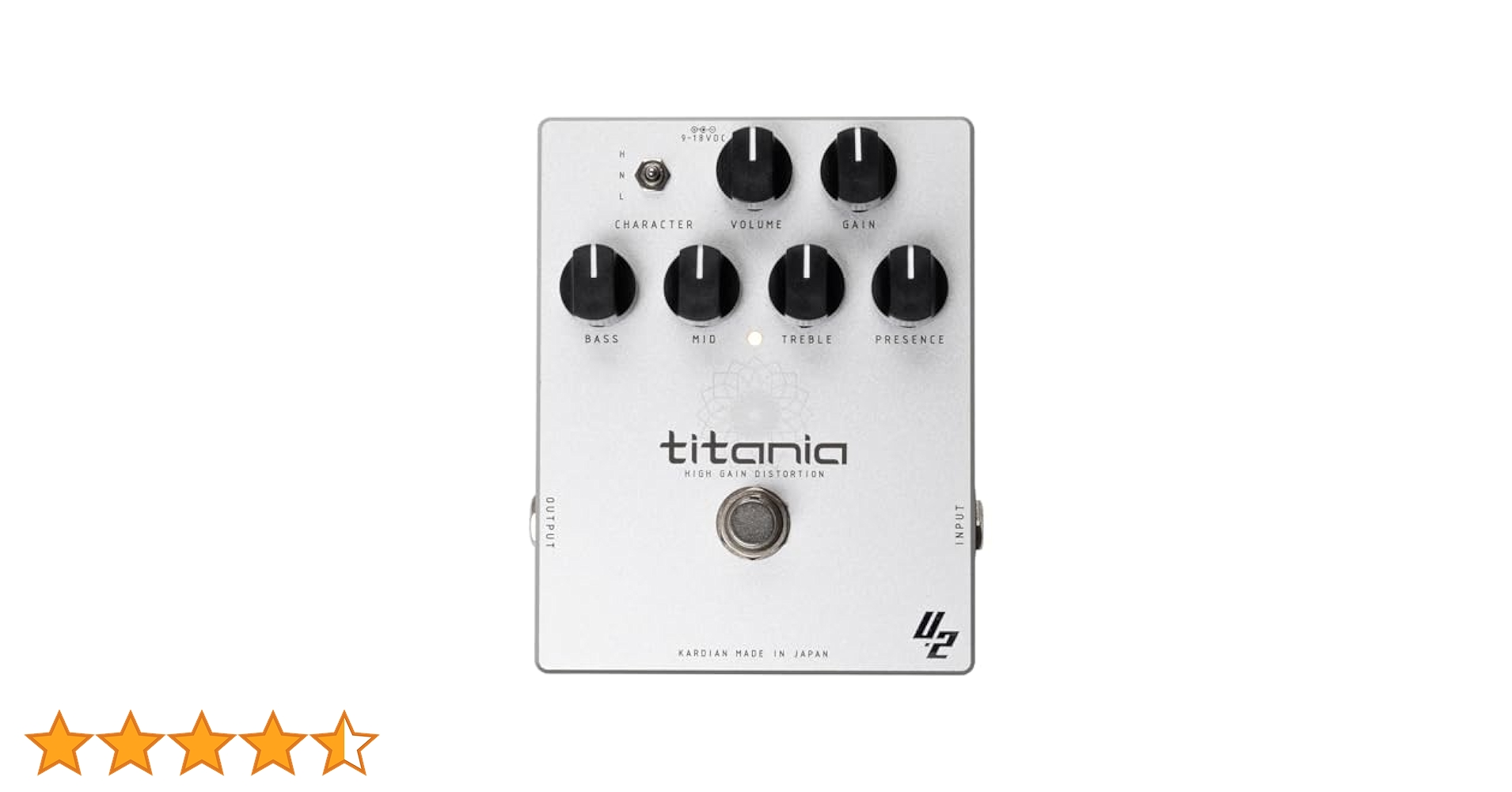 KarDian ギターエフェクター titania v2