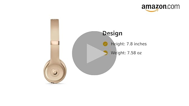 Amazon.com: Beats Solo3 Wireless On-Ear Headphones - Gold (2023