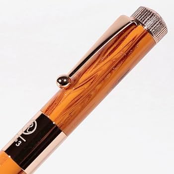 Amazon | ロメオ ROMEO No．3 ボールペン 太軸 黄櫨 ハゼ | 格納式