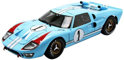 Amazon | 1966 Ford GT-40 MK 2 Blue #1 1/18 by Shelby Collectibles