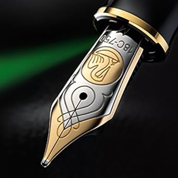 Amazon | Souveran M600 緑縞 万年筆EF | 万年筆 | 文房具・オフィス用品