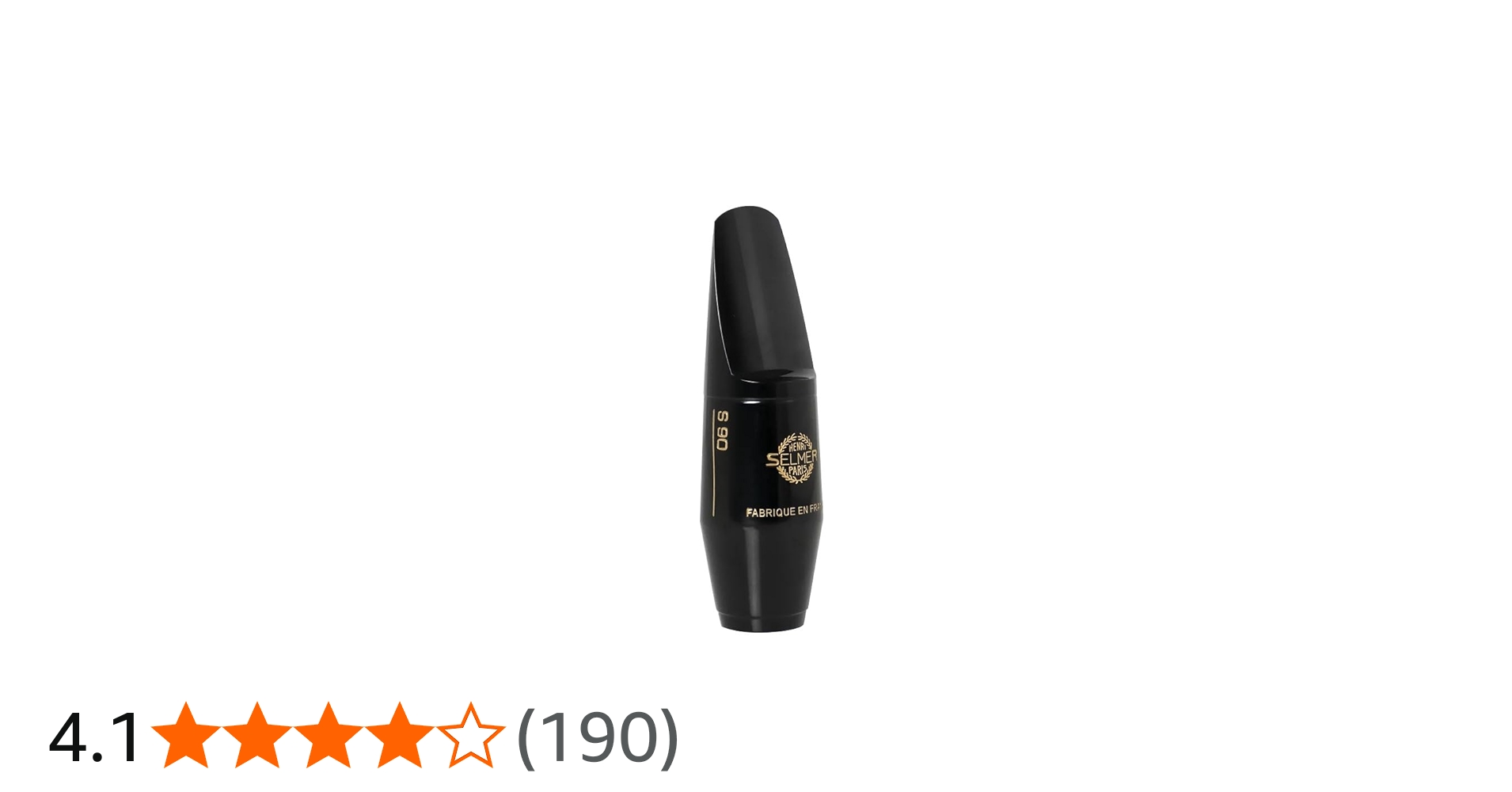 Amazon | セルマー・パリ アルトサックス マウスピース S90 180 | 木