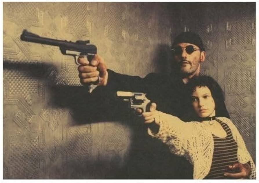 当時物】映画 LEON レオン ジャン・レノ ポスター 希少 レトロ S1 当時