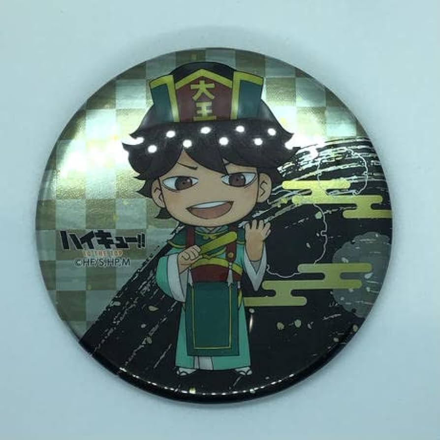 ハイキュー!! 百鬼夜行 ナンジャタウン 及川徹 和紙缶バッジ 50点