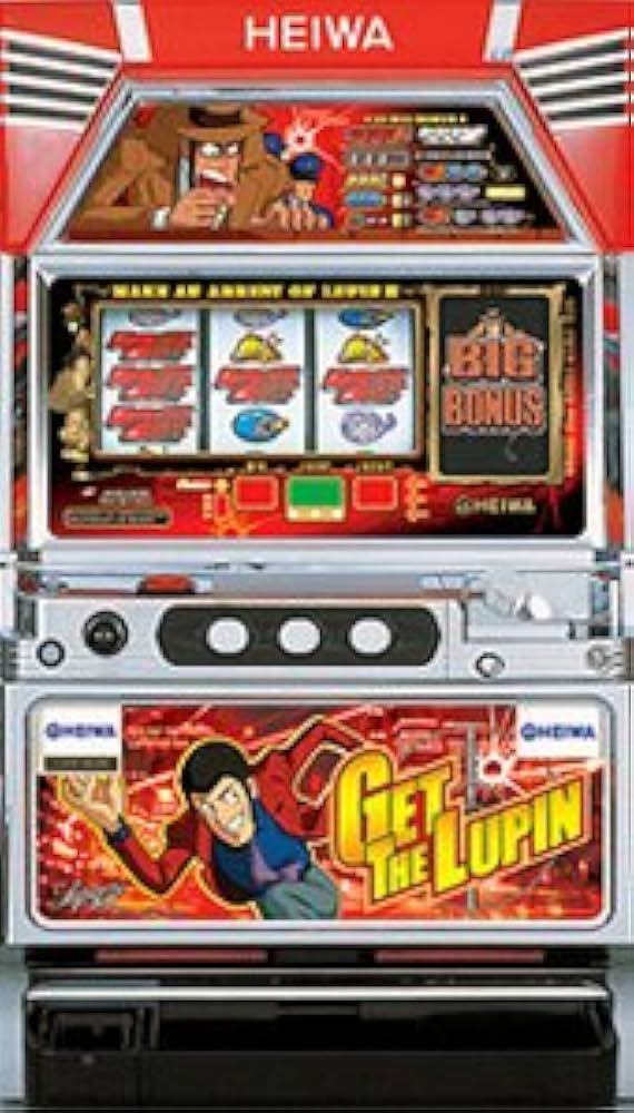 送料無料】パチスロ 主役は銭形 初代 ルパン三世 4号機 実機 主役は銭形 4