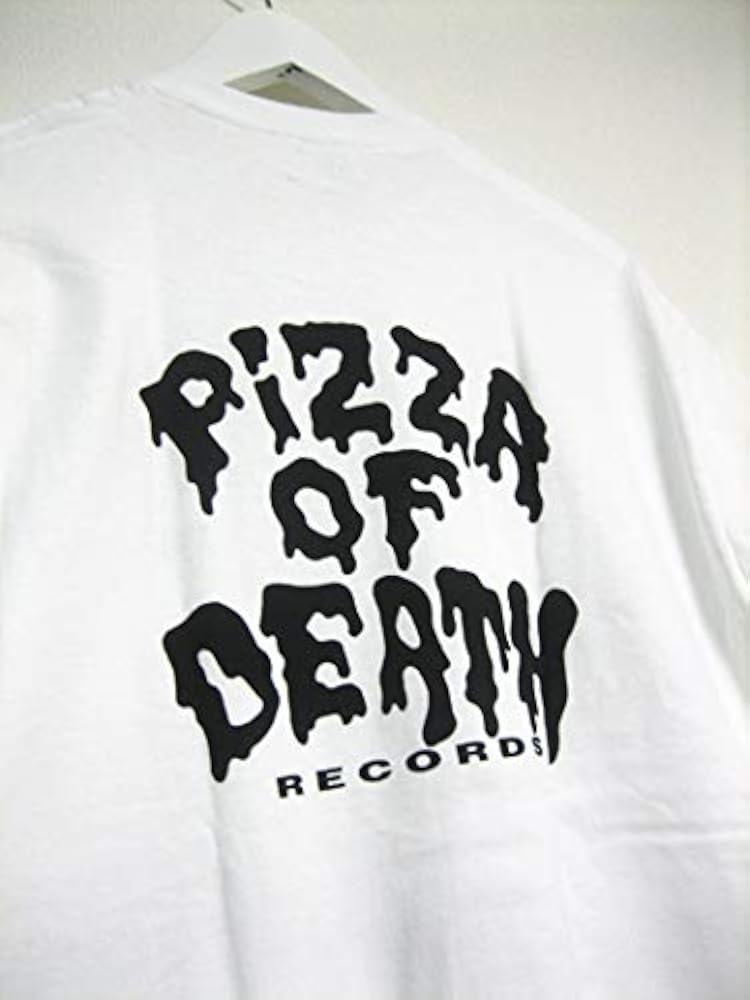 Amazon.co.jp: pizza of death T-shirt Size: M White Hi-STANDARD Ken