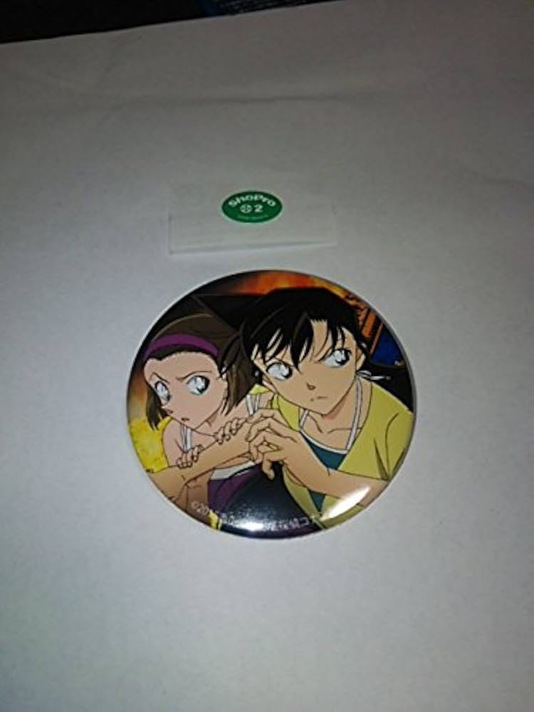 名探偵コナン 缶バッジ 業火の向日葵 灰原哀 江戸川コナン 名探偵