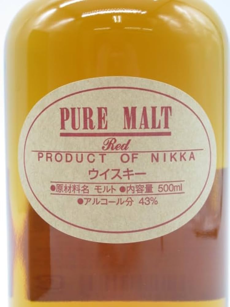 Amazon.co.jp: ニッカ ピュアモルト レッド 43度 500ml □仙台宮城峡