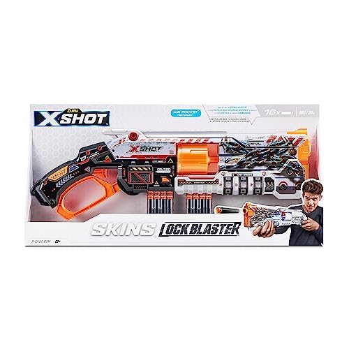 Amazon.com: XShot Skins S1 Lock Blaster with 16 Darts Air Pocket