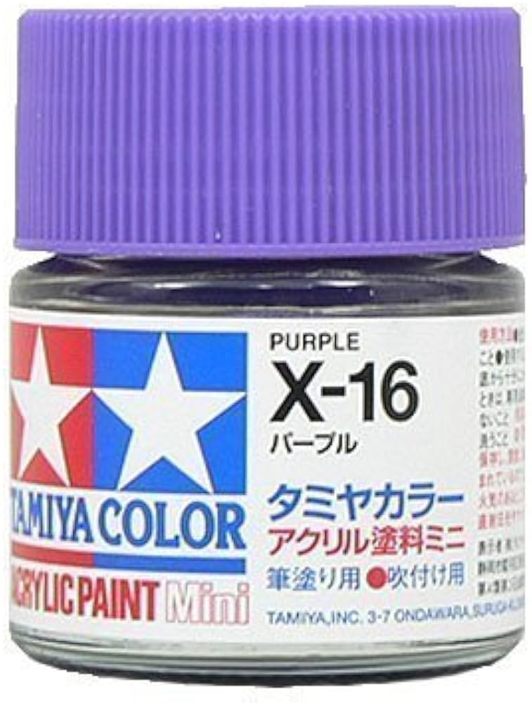 Amazon | タミヤ アクリルミニ X-16 パープル | カラー塗料 通販