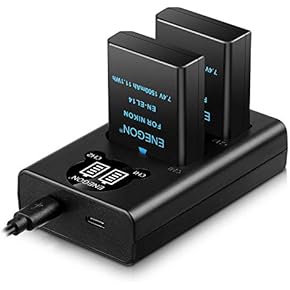 Amazon.co.jp: カメラ用バッテリー＆充電器セット - バッテリー・充電