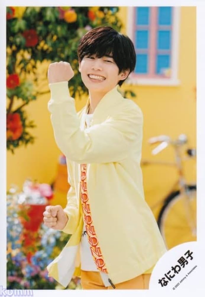 長尾謙杜 なにわ男子 公式写真 ① ソロ 混合 集合 Jロゴ Jr. 長尾謙杜