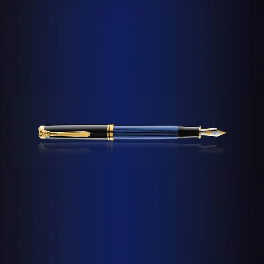 Amazon | Pelikan ペリカン 万年筆 EF 極細字 スーベレーン ブルー