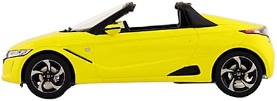 Amazon | samurai 1/18 ホンダ S660 α イエロー 完成品 | ミニカー