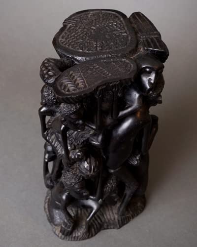 アフリカ美術【マコンデ族】彫刻 木彫り 置物 オブジェ 黒檀 彫像