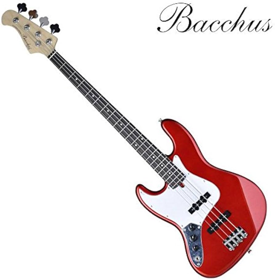 Bacchus universe シリーズ Jazz Bass レッド Bacchus universe