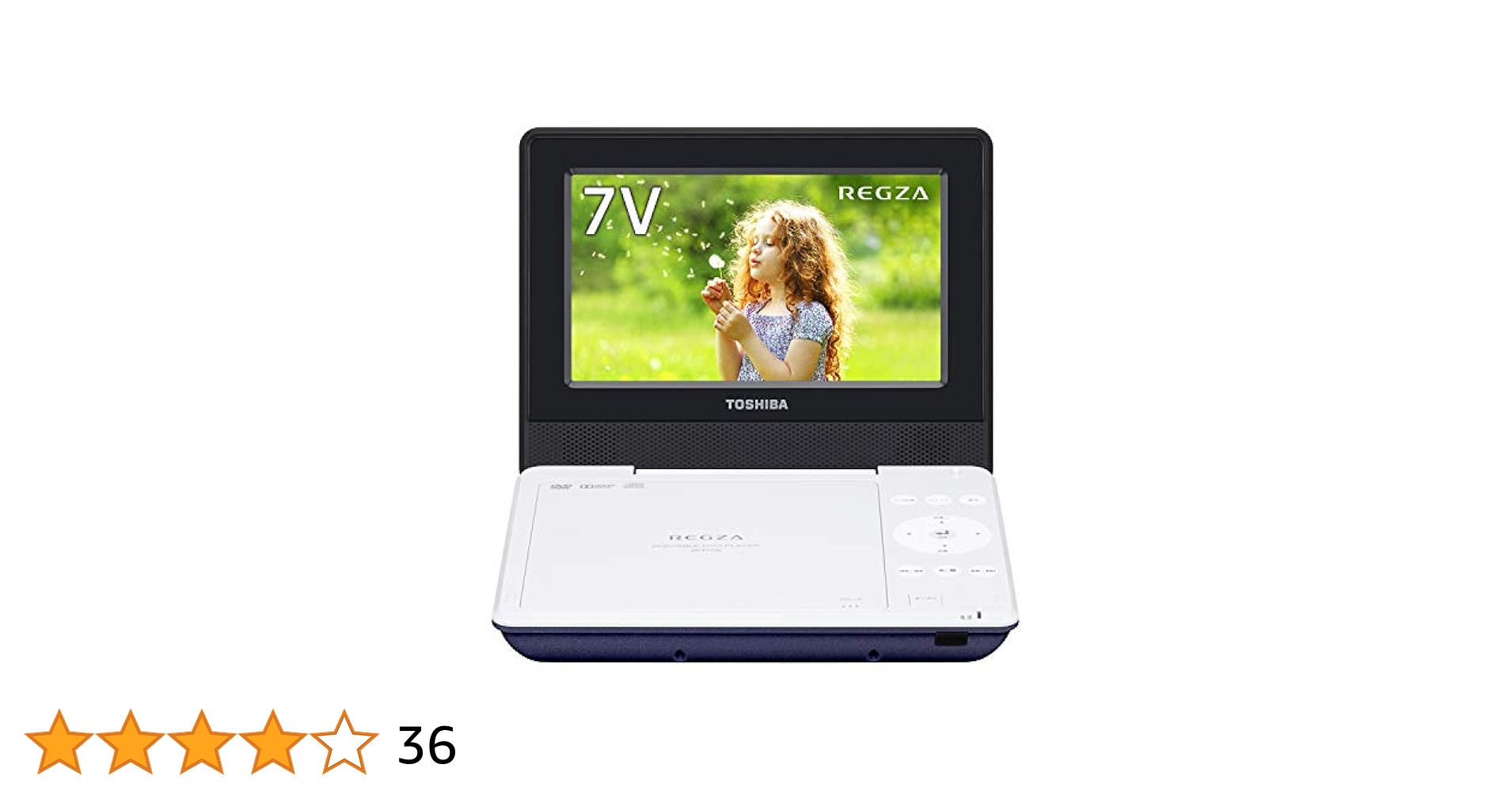 TOSHIBA ポータブルDVDプレーヤー REGZA SD-P1010S