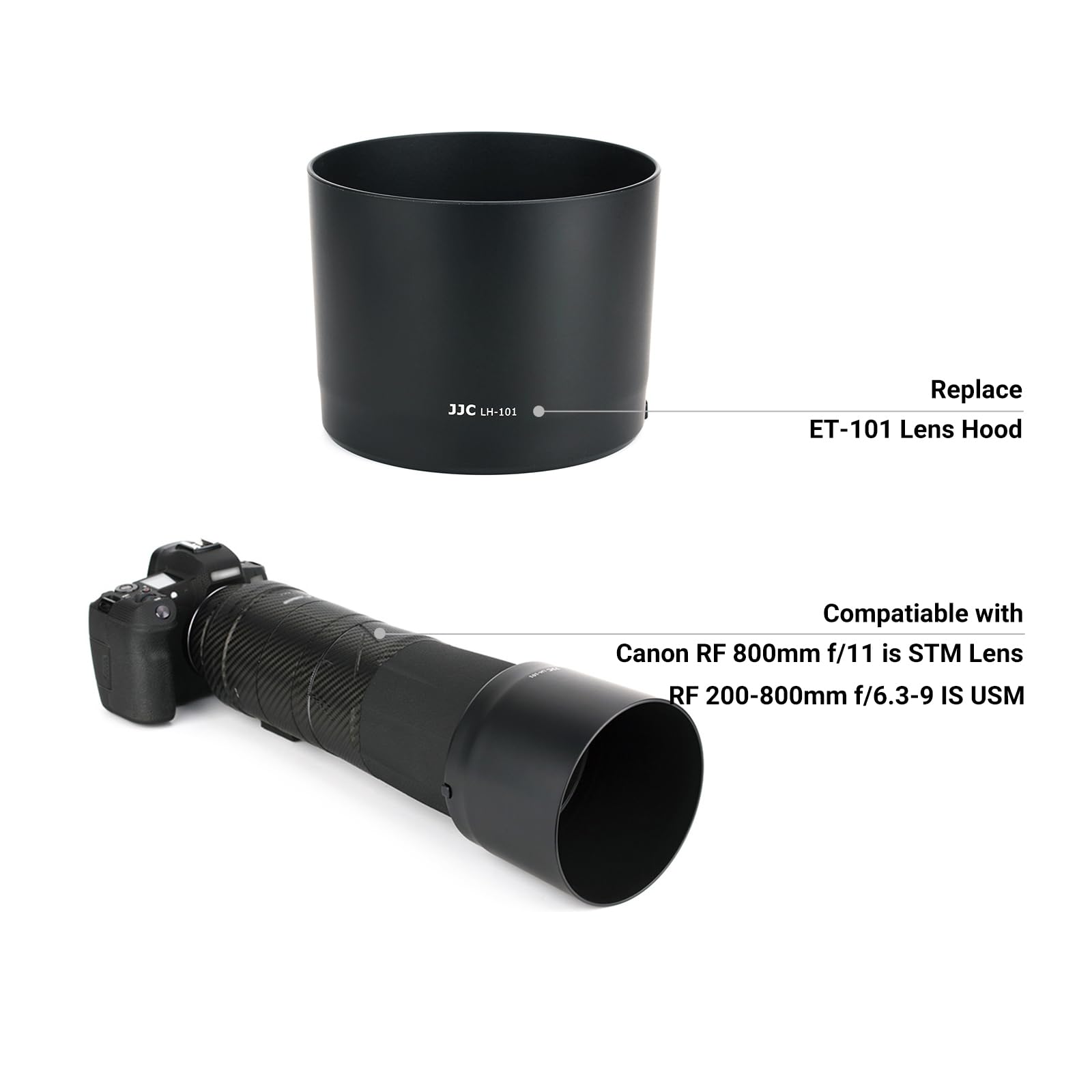 Amazon.com : Lens Hood for Canon RF 800mm f/11 is STM, RF 200