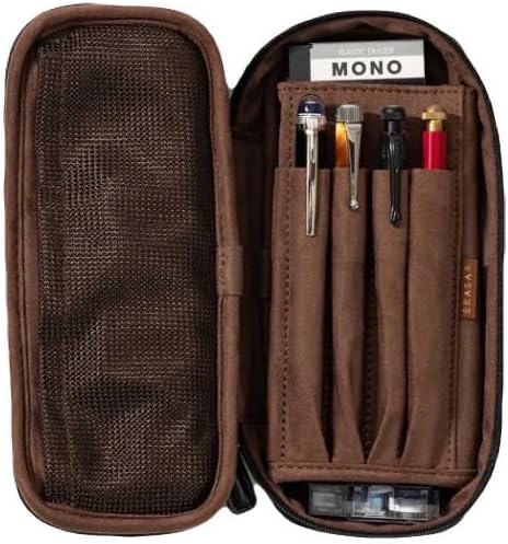 しーさー OctFold ペンケース カルロスナイロン ブラウン 当店厳選