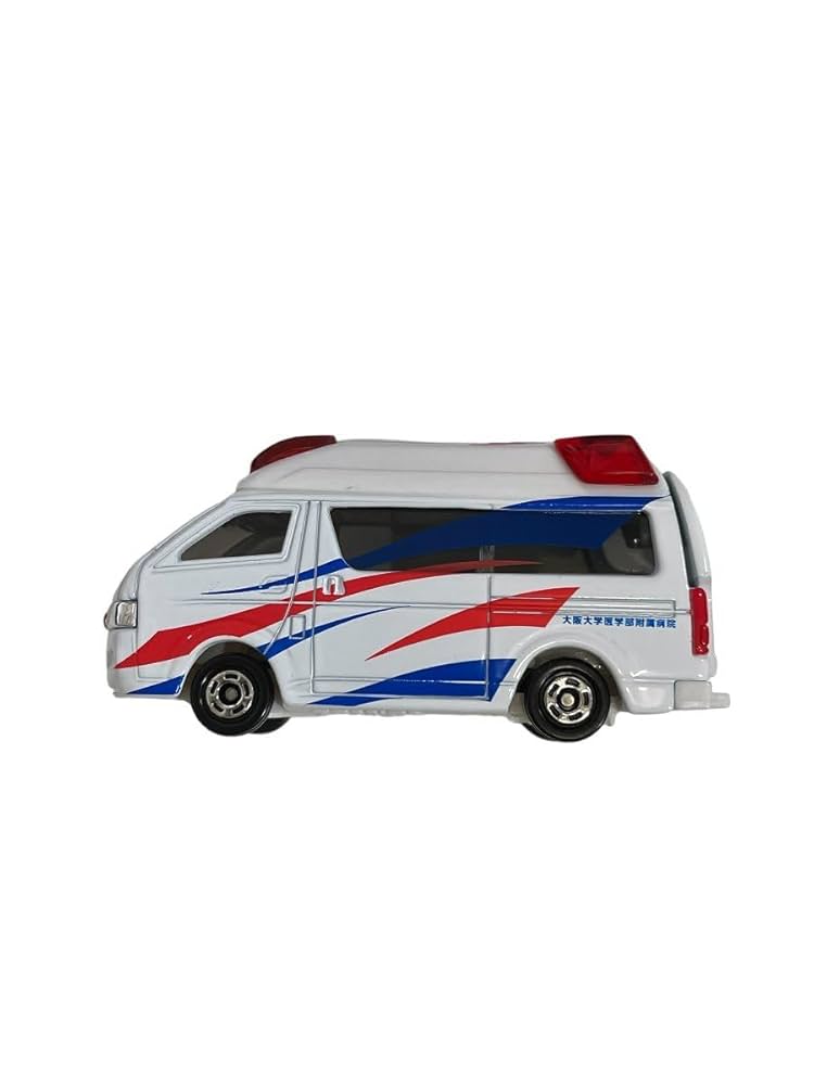 非売品 トミカ ドクターカー 救急車 大阪大学医学部附属病院