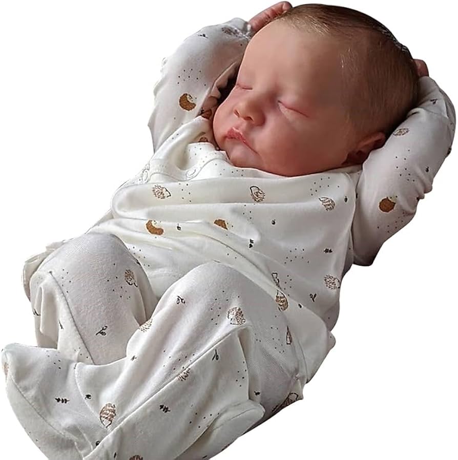 Amazon | Lonian 48cm目を閉じた本物に見えるフルシリコンベビードール