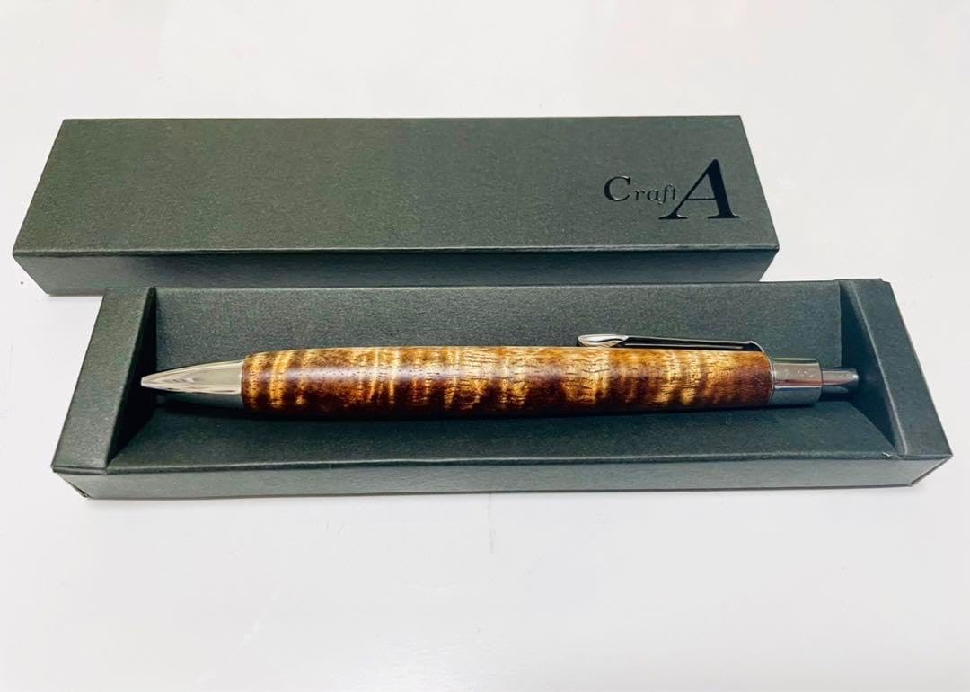 野原工芸 セコイア瘤杢 限定樹種 スタンダードボールペン（ゴールド