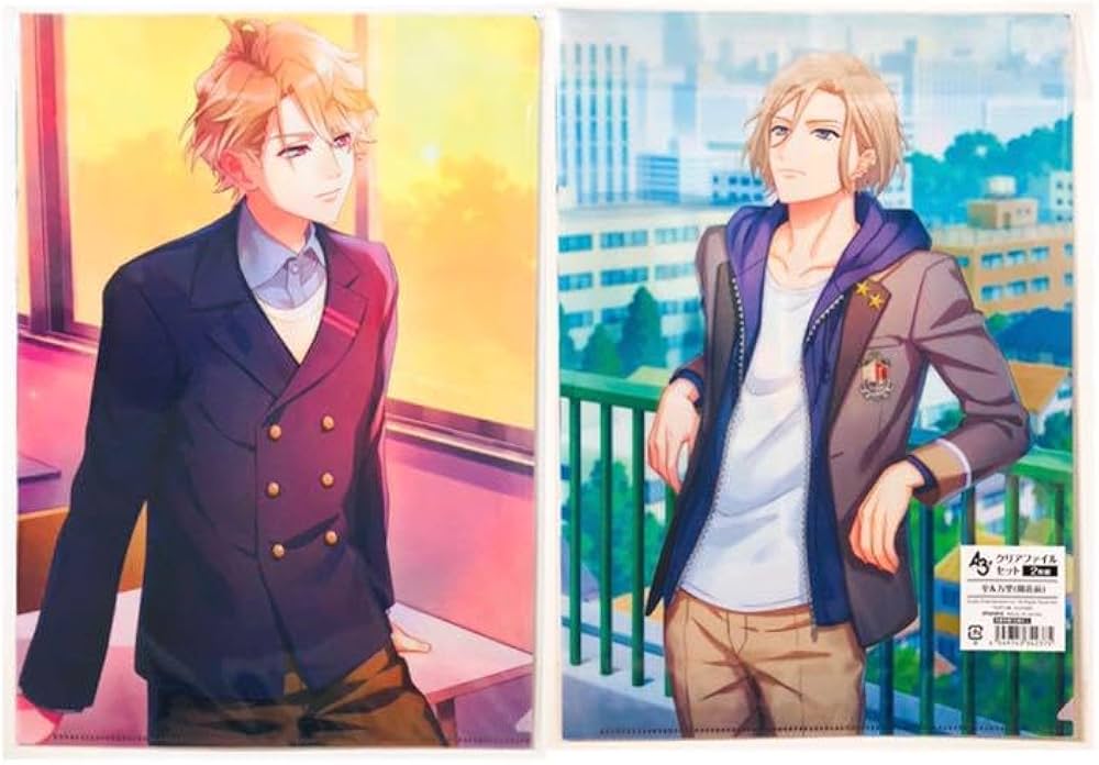 Amazon.co.jp: ☆A3☆エースリー茅ヶ崎至摂津万里クリアファイルセット